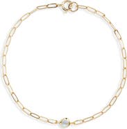 Anzie Bezel Pendant Bracelet