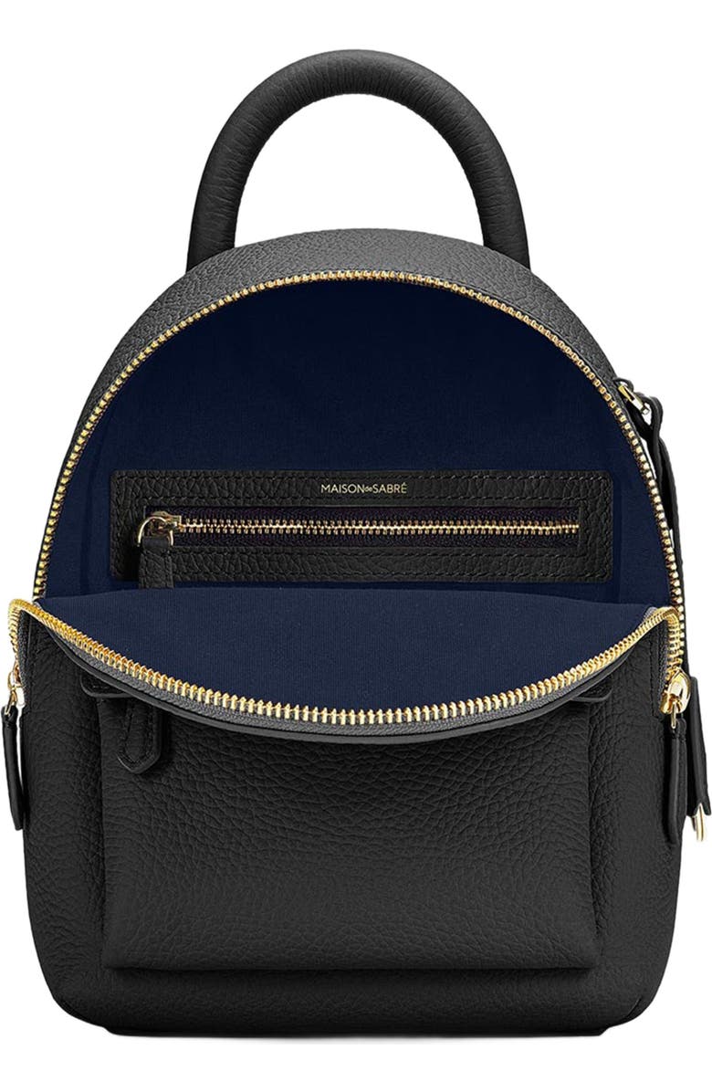 MAISON de SABRÉ Leather Mini Backpack, Alternate, color,