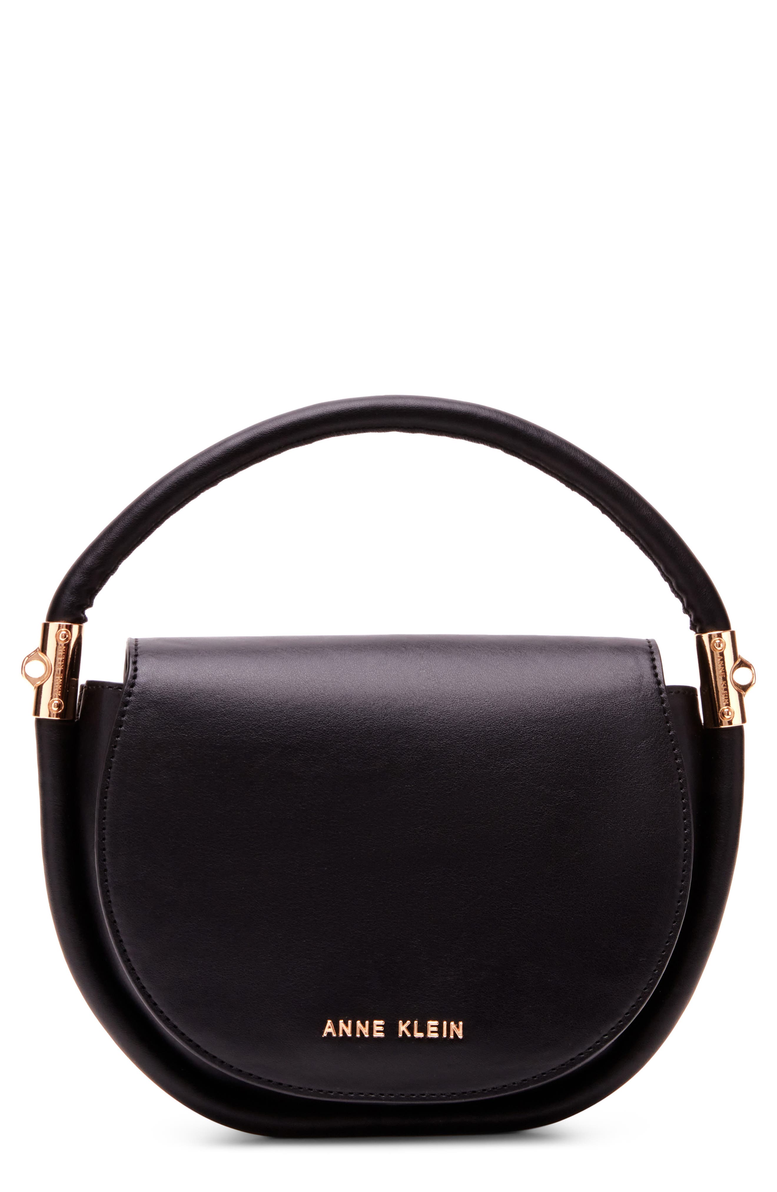 Anne Klein Tube Half Moon Crossbody Bag, Main, color, 