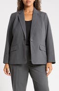 KASPER Washable One-Button Jacket