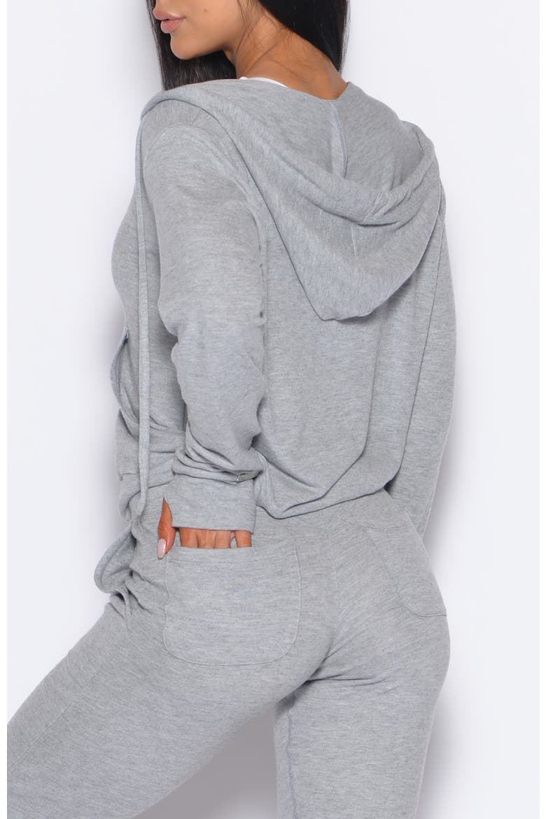 Gym Crush Hoodie, Alternate, color, Cozy Silver