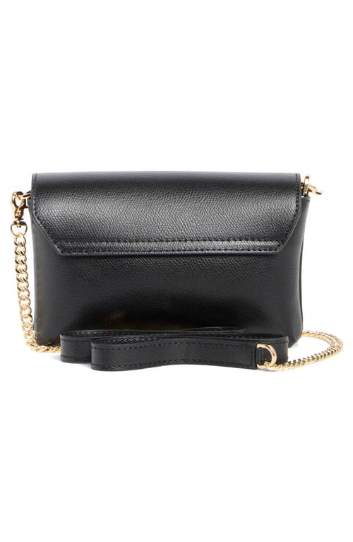 Valentino By Mario Valentino Lilou Bonbonniere Leather Crossbody Bag In Black