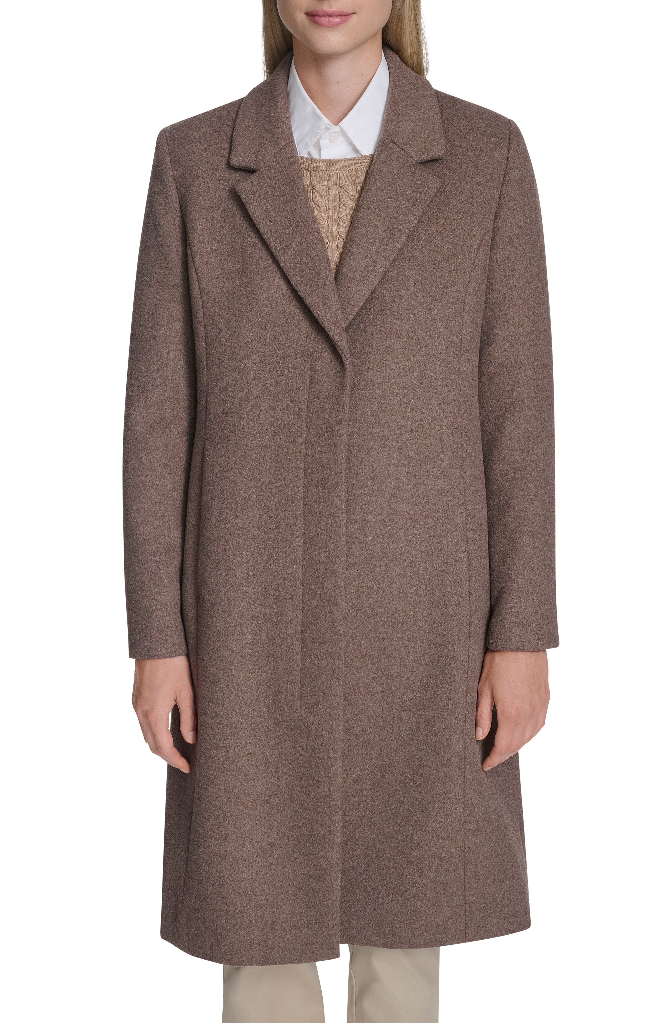 Slick Wool Blend Coat - image 3