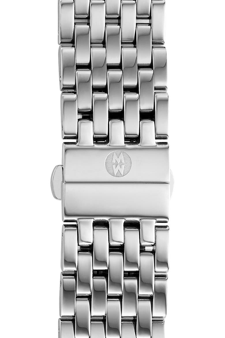 Deco 18mm Bracelet Watchband, Main, color, SILVER