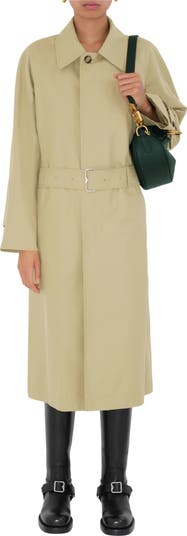 Burberry Long Gabardine Bradford Car Coat | Nordstrom