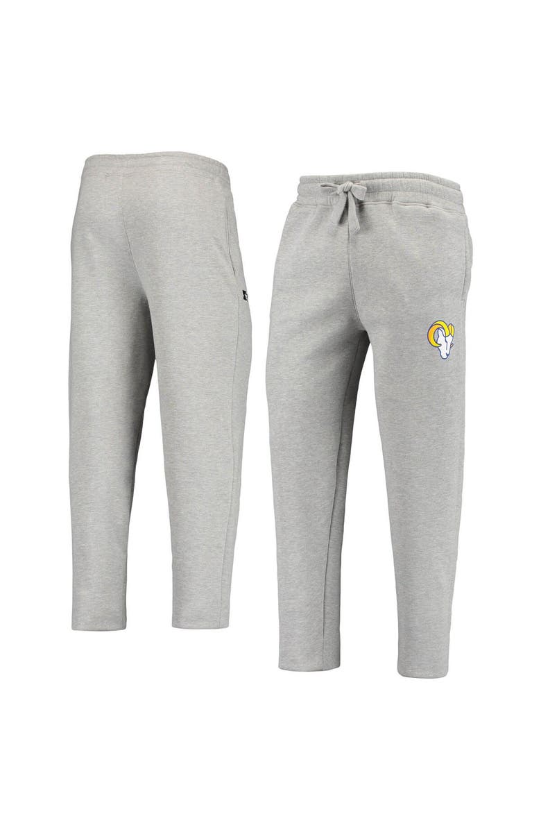 STARTER Men's Gray Los Angeles Rams Starter Option Run Sweatpants, Main, color, Gray
