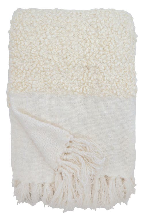 POM POM AT HOME POM POM AT HOME MURPHY OVERSIZE BOUCLÉ THROW BLANKET 