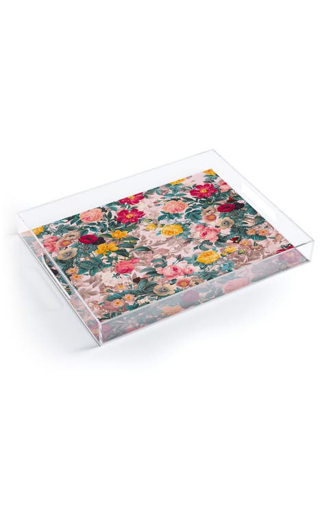 Burcu Korkmazyurek Summer Botanical Acrylic Tray