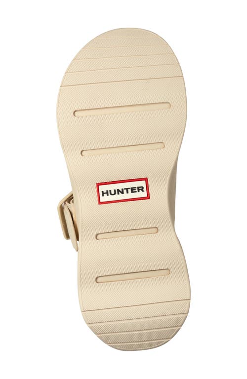 Hunter Greta Slide Sandal In Neutral