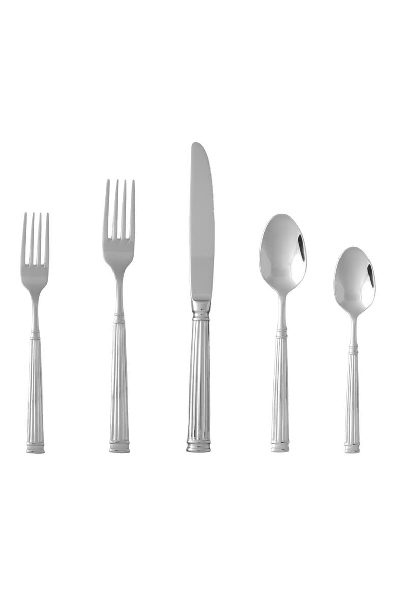 Doria 20-Piece Place Setting, Main, color, SILVER