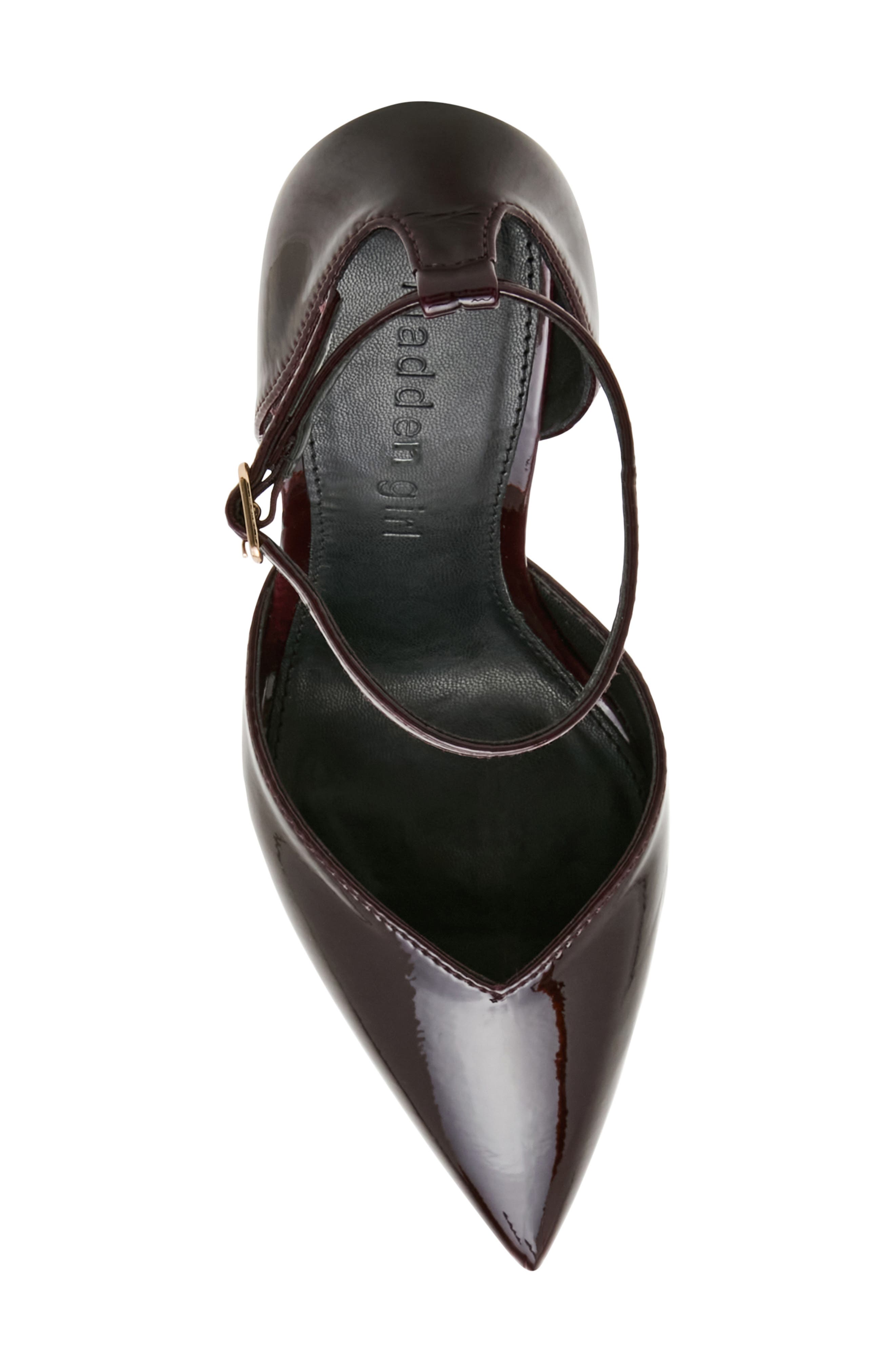 Karat Faux Leather Pump, Alternate, color, MERLOT PATENT