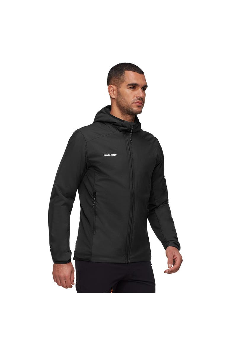 Mammut Rime Air In Hybrid Hooded Jacket - Men's, Alternate, color, Black