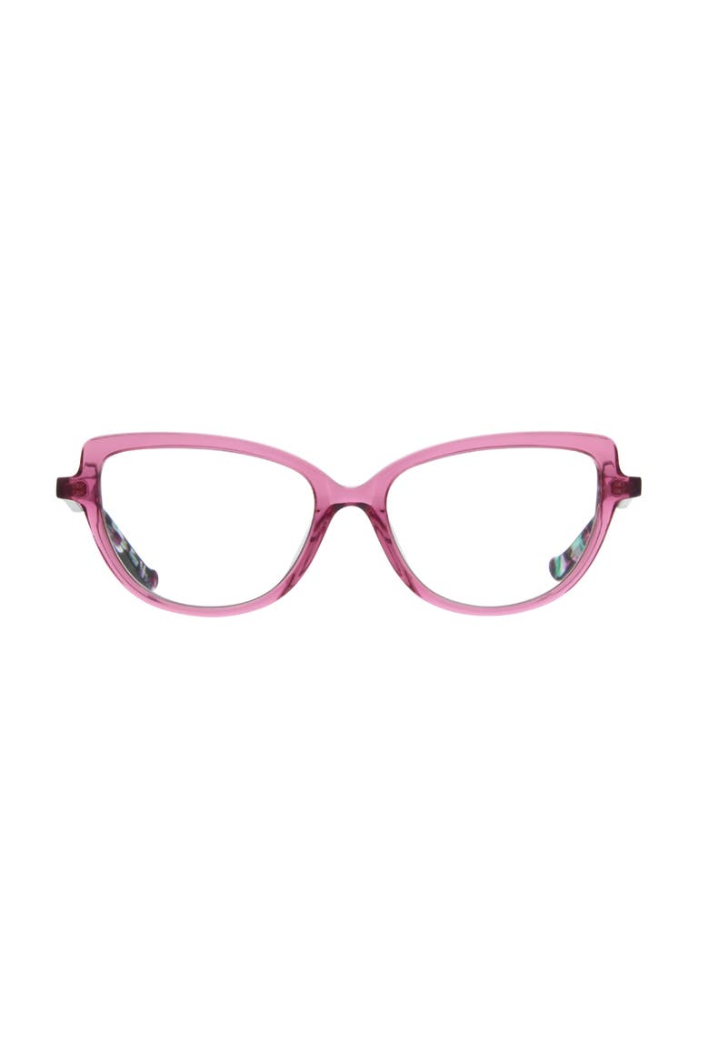 Maria Photochromic Blue Light Reading Glasses, Main, color, Rouge Crystal