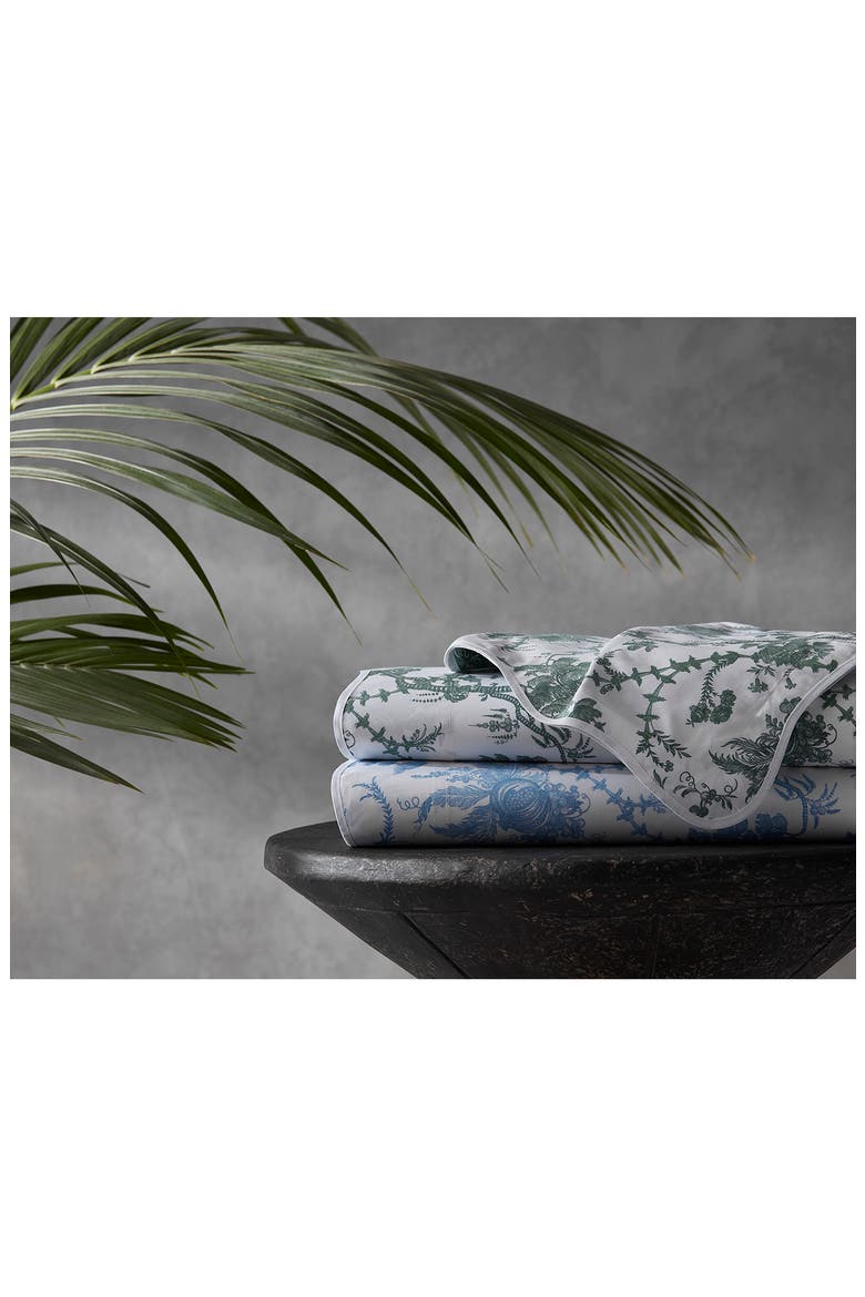 San Cristobal Toile Cotton Pillow Sham, Alternate, color, GREEN