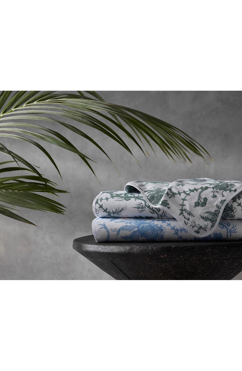 Matouk San Cristobal Toile Cotton Pillow Sham, Alternate, color, 