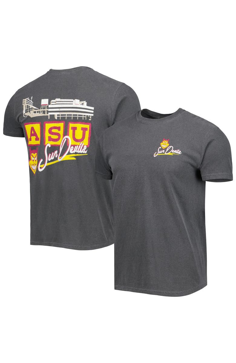 IMAGE ONE Men's Charcoal Arizona State Sun Devils Vault Stadium T-Shirt, Main, color, 