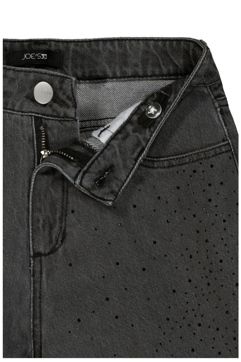 Kids' Joe's Jeans Kate Embellished Baggy Fit Jeans, Alternate, color, WASHED BLACK
