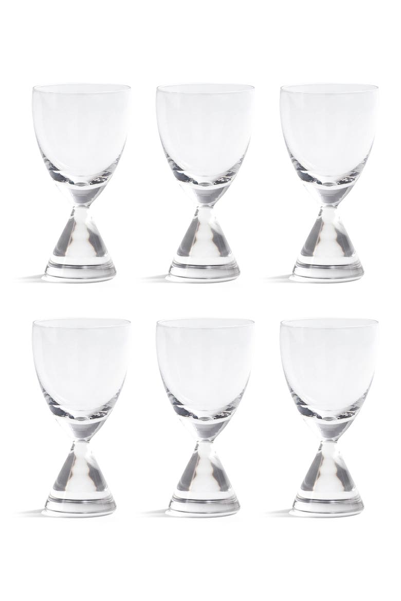 Set of 6 Timeless Shot Glasses, Main, color, CLEAR
