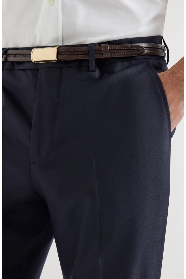 Lightweight cashmere trousers, Alternate, color, Navy Blue