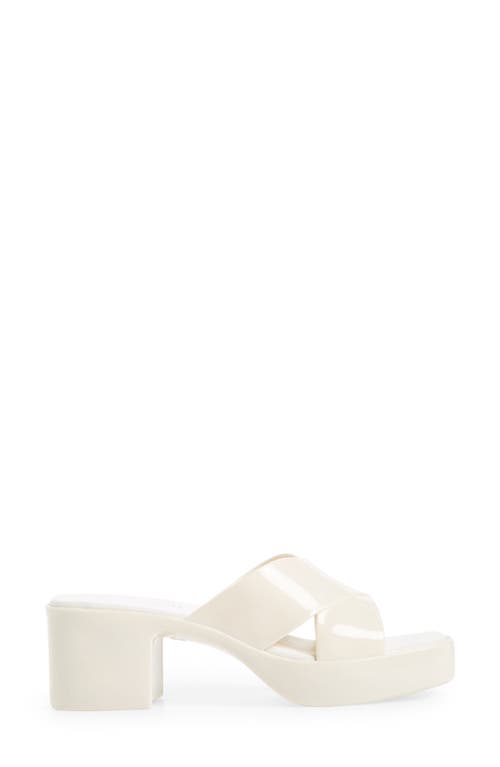 Jeffrey Campbell Bubblegum Platform Sandal In White