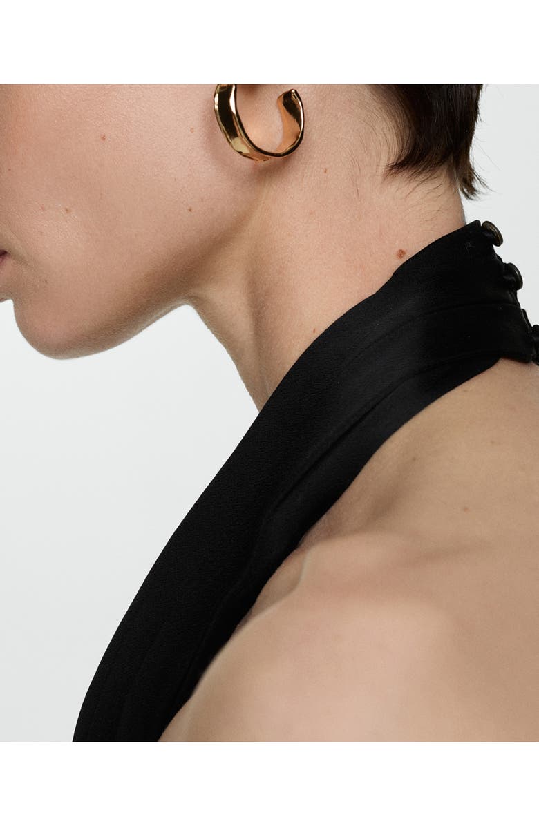 MANGO Halter Jumpsuit, Alternate, color,