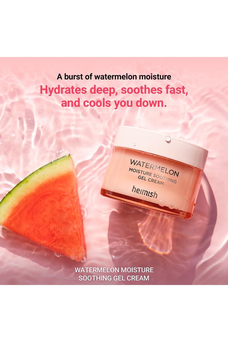 Watermelon Moisture Soothing Gel Cream 110ml, Alternate, color, Pink