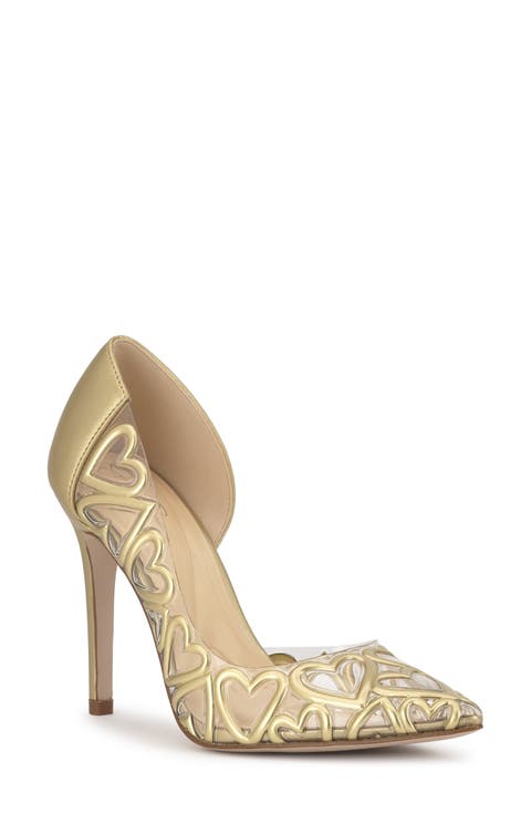 Palvin Half d'Orsay Pointed Toe Pump (Women)