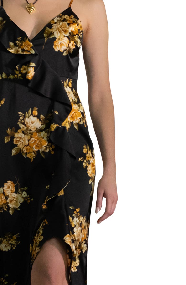 Blu Pepper Floral Maxi Dress, Alternate, color,