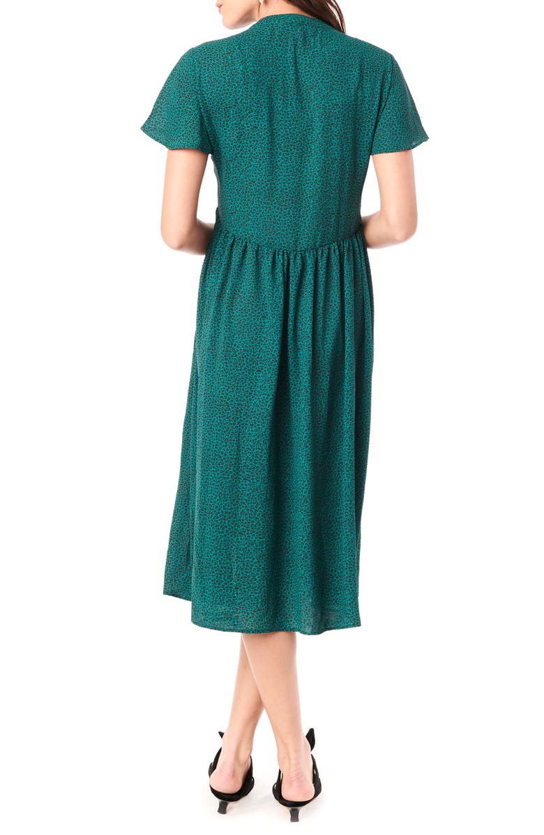 Loyal Hana Lily Flutter Sleeve Maternity Midi Dress, Alternate, color,