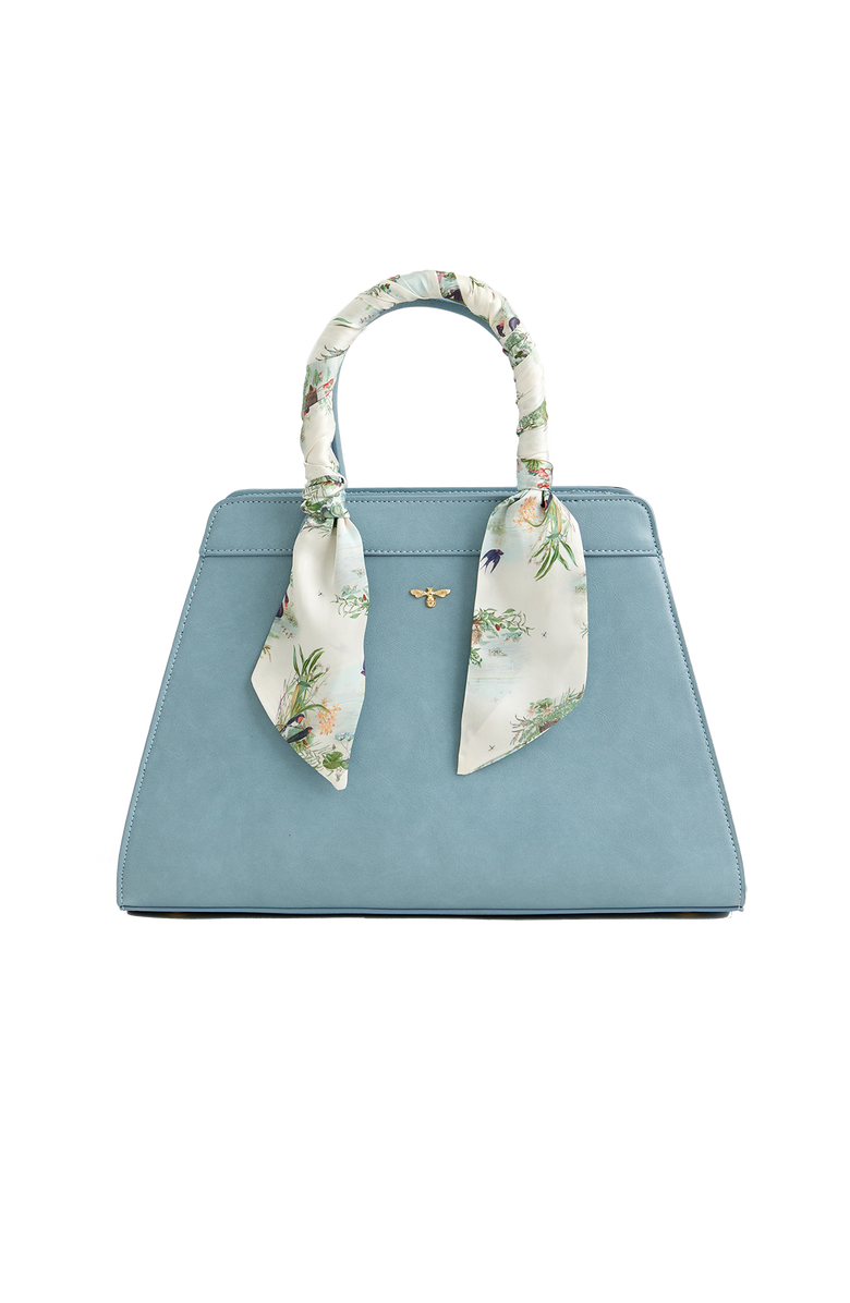 Fable England Blue Alice Tote, Main, color, Blue