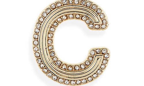 Baublebar Arianna Initial Pendant Necklace In Gold