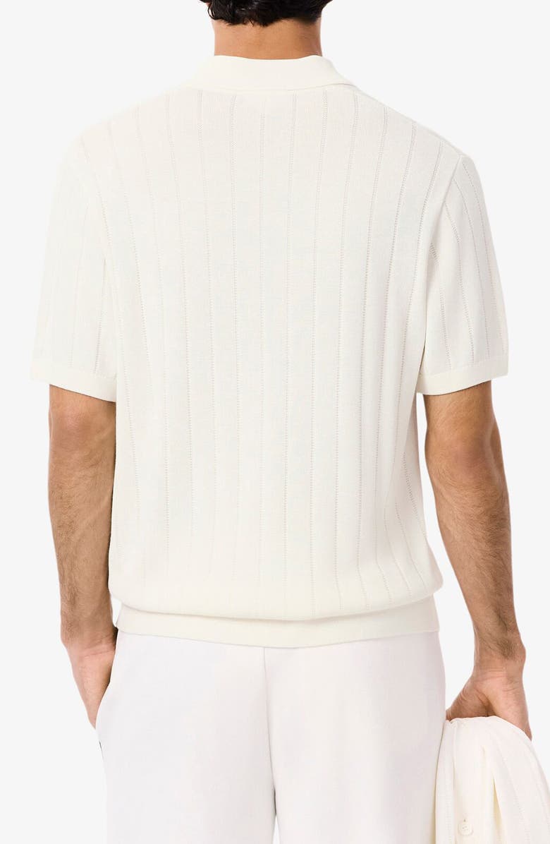 Lacoste Classic Fit Rib Polo, Alternate, color, Flour