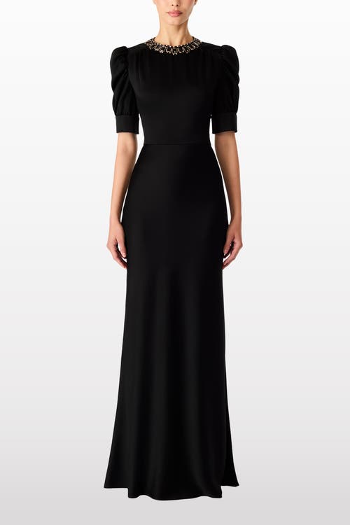 Jenny Packham Sea Daisy Gown In Animal Print