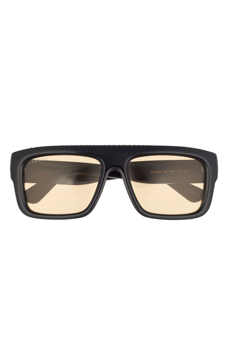 Gucci 55mm Special Edition Square Sunglasses, Main, color,