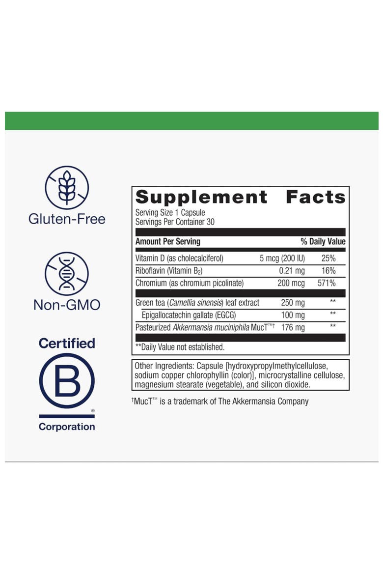 UltraFlora Healthy Weight Probiotic Supplement Capsules 30 Capsules, Alternate, color, None