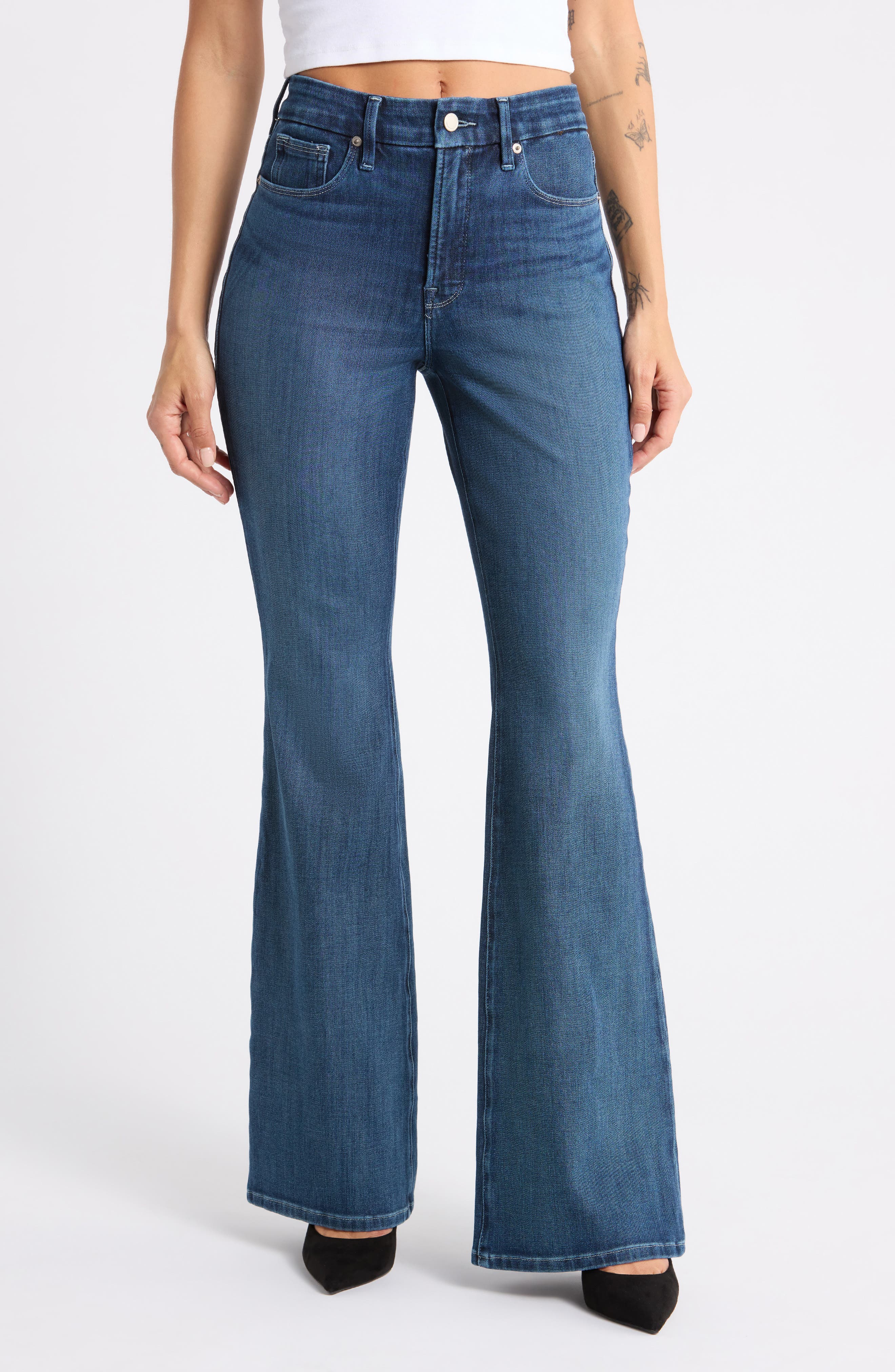 Soft-Tech Good Legs Flare Jeans