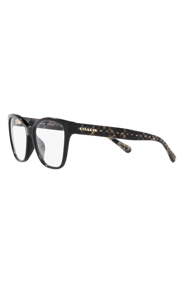 COACH 52mm Square Optical Glasses, Alternate, color,