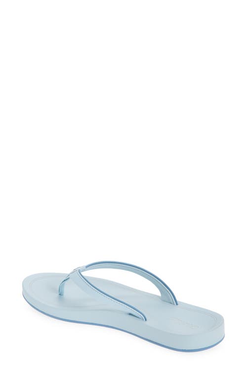 Olukai Uiki Water Resistant Flip Flop In Blue