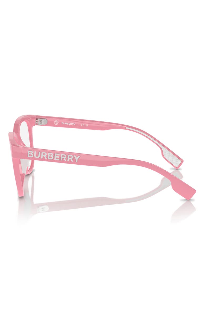 Burberry 47mm Square Optical Glasses, Alternate, color, Pink / Demo Lens