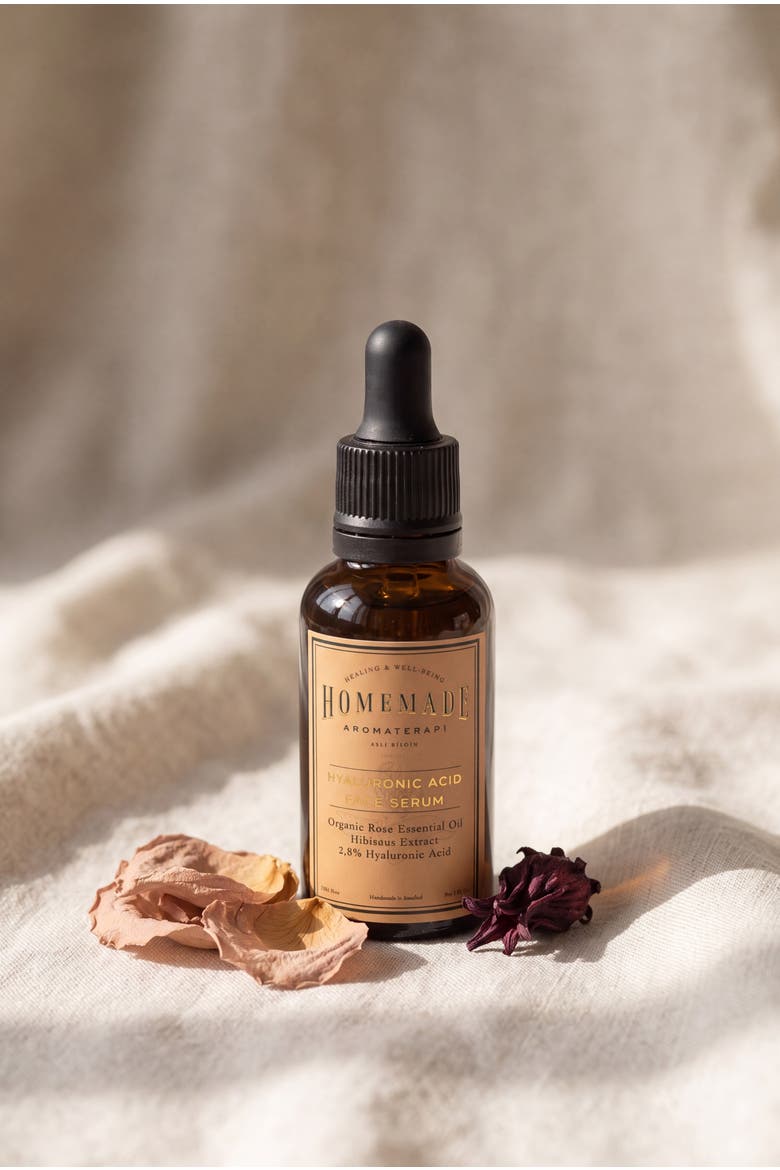 Hyaluronic Acid Rose Hydrating Plumping Face Serum, Alternate, color, Clear
