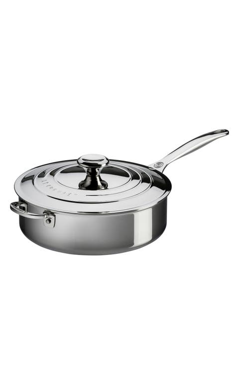 4.5-Quart Stainless Steel Sauté Pan with Lid