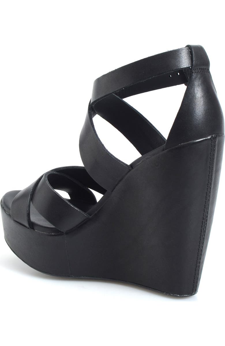 Kork-Ease<sup>®</sup> 'Grailey' Ankle Strap Wedge Sandal, Alternate, color,