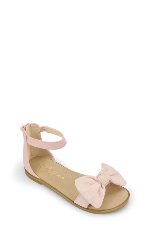Yosi Samra Kids' Miss Cambelle Bow Ankle Strap Sandal In Ballet Pink