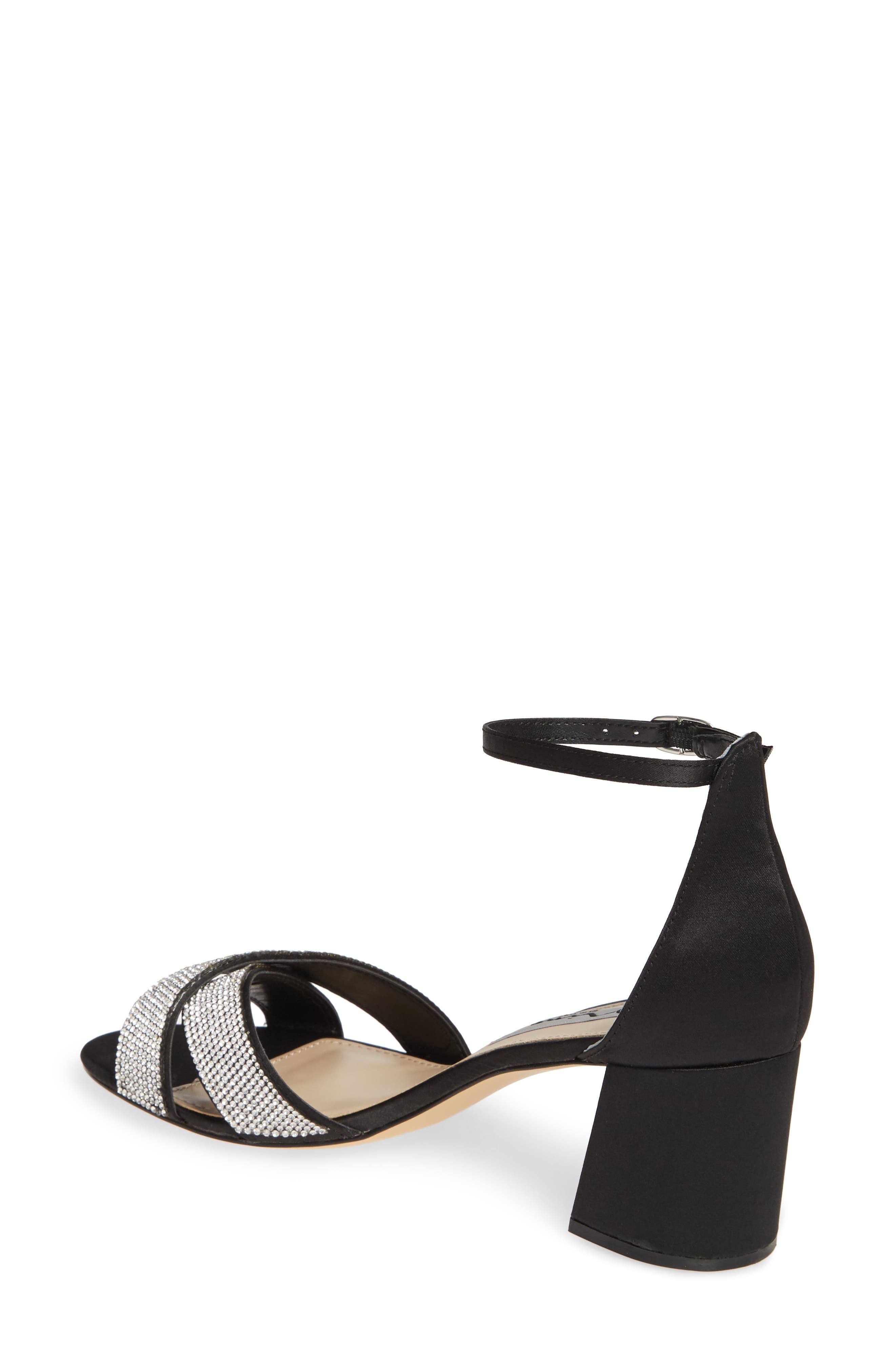 Nina Nolita Crystal Ankle Strap Sandal, Alternate, color, 