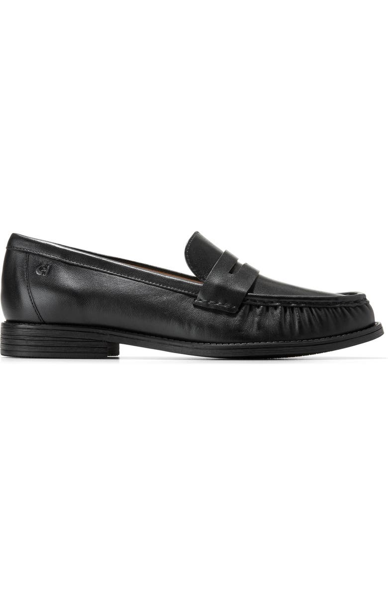 Cole Haan Stassi Penny Loafer, Alternate, color, Black Leather