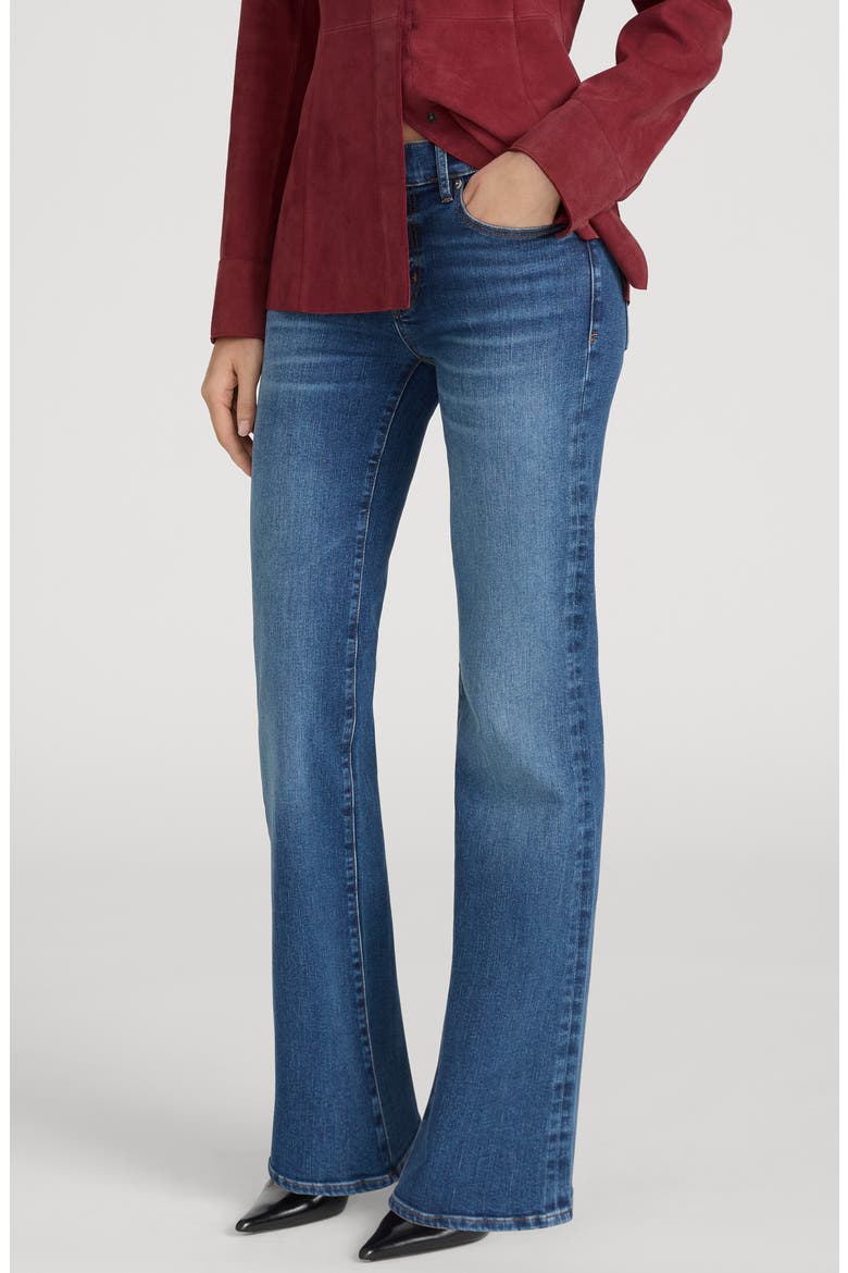 The Rodeo Flare Leg Jeans, Alternate, color, DAYLILY