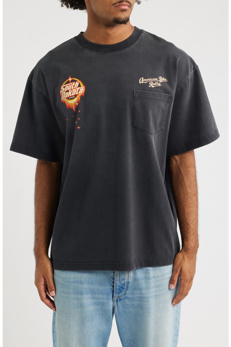 IML Sturgis Graphic Pocket T-Shirt, Main, color, BLACK WASH