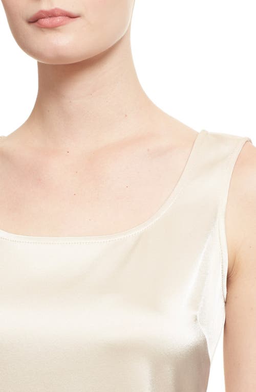 St John St. John Collection Liquid Satin Tank In Neutral