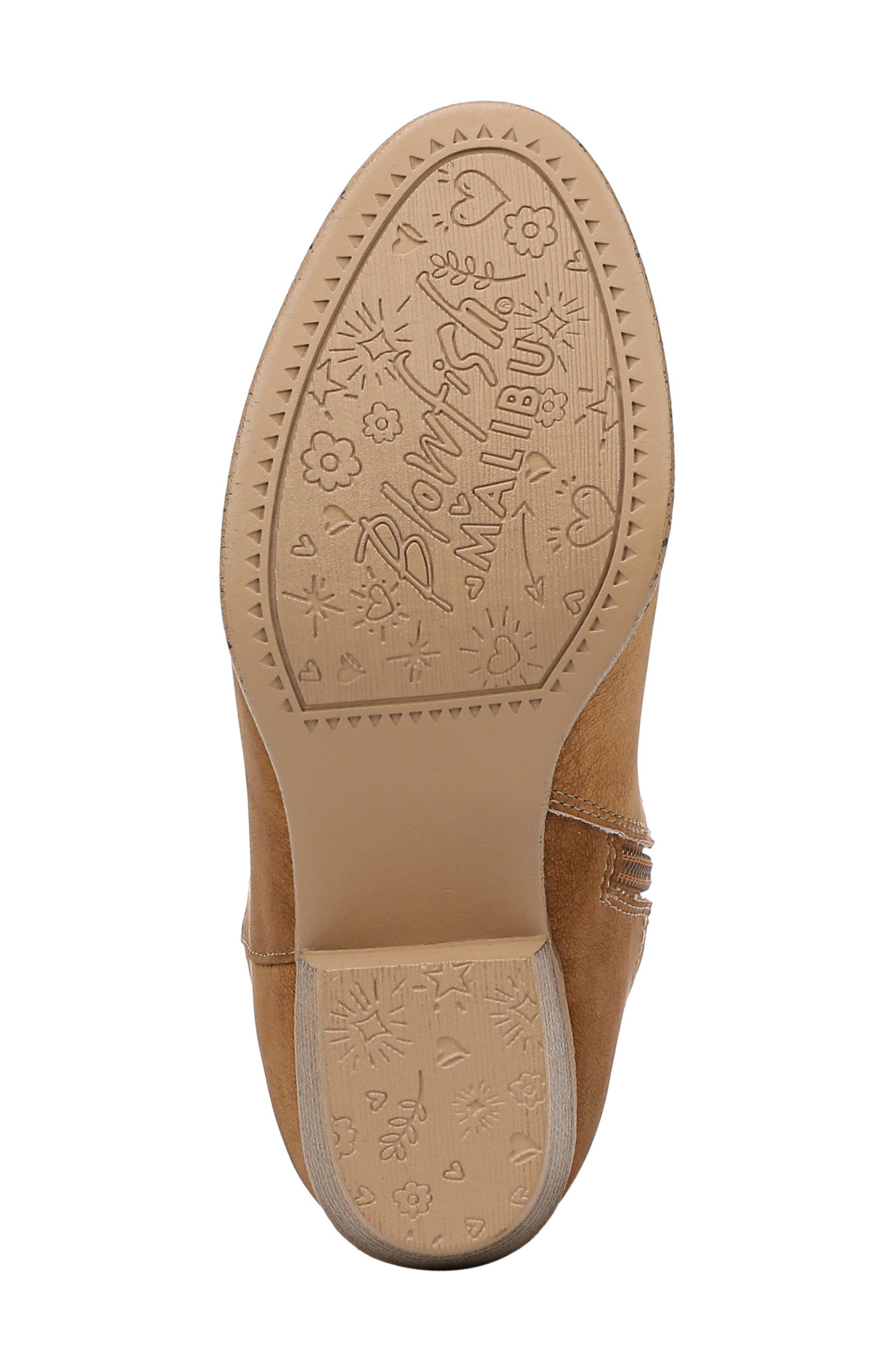 Kids' Sandia Embroidered Western Boot, Alternate, color, TAN FAUX LEATHER