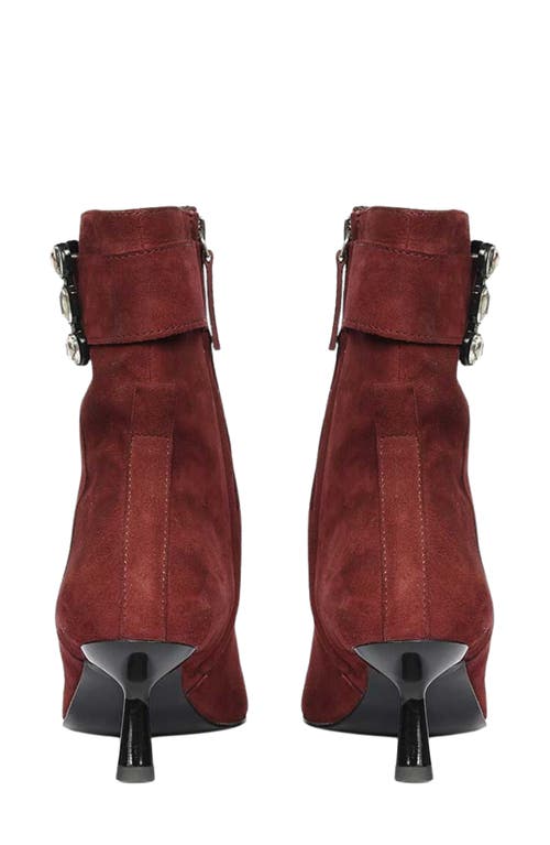 Saint G Eishi Pointed Toe Bootie In Brown